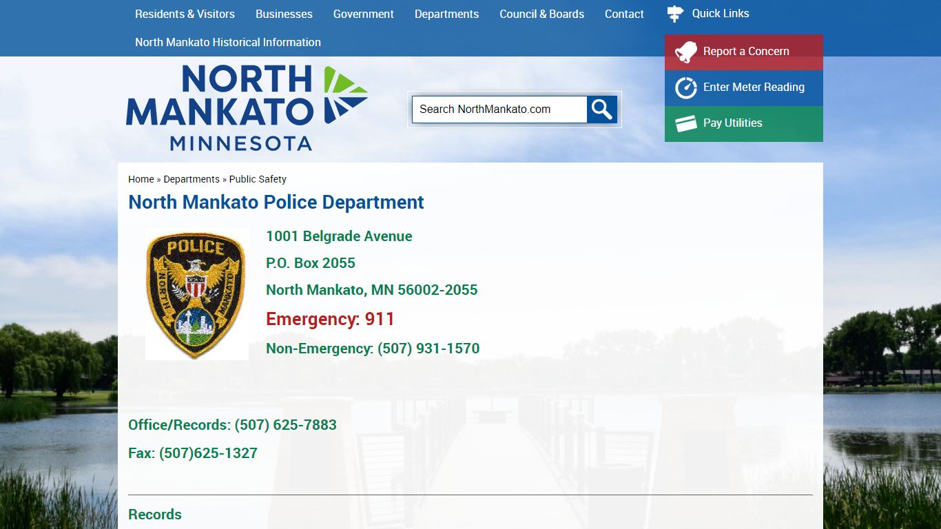 North Mankato Police Department | City of North Mankato